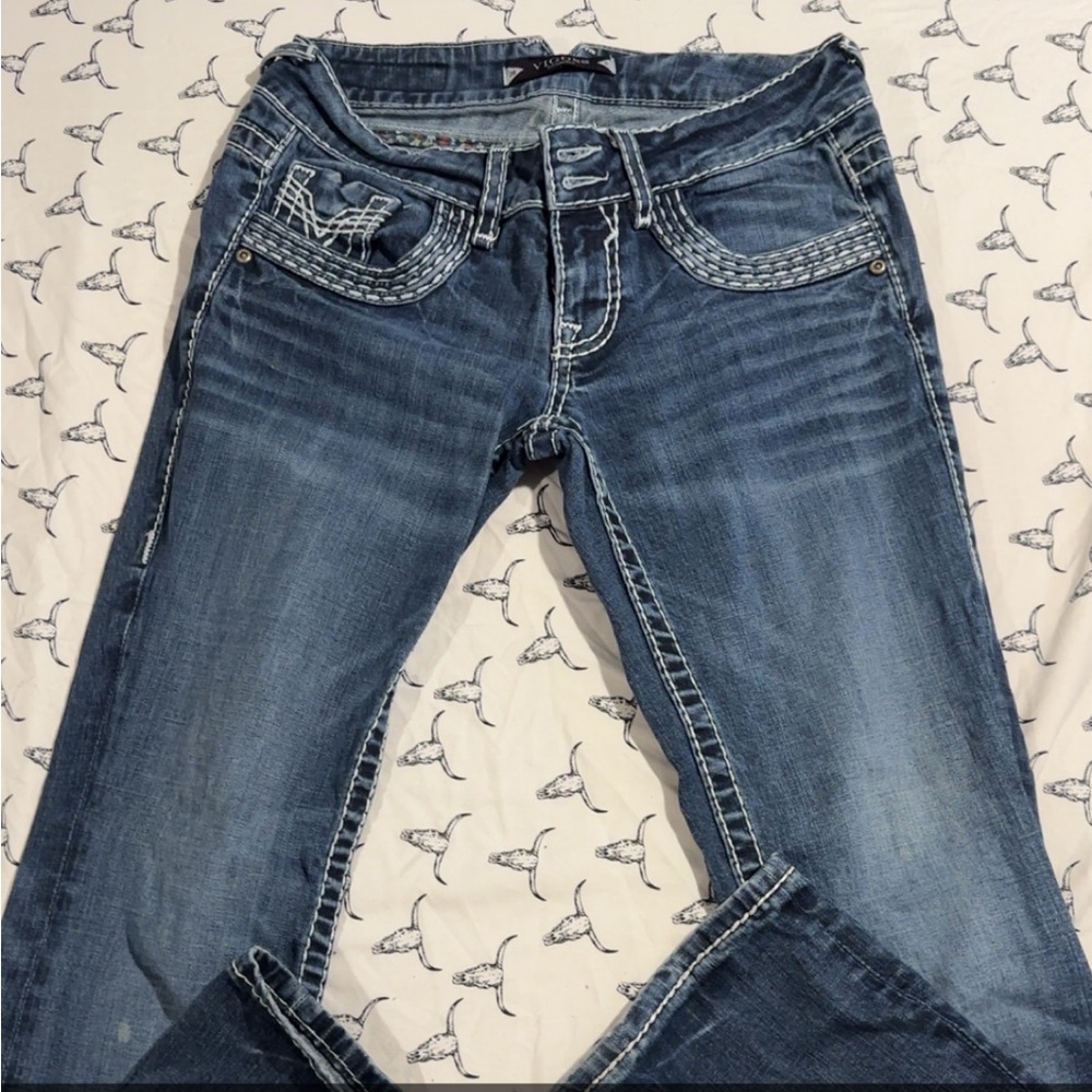 BKE Blue Boot Cut Jeans Classic Denim